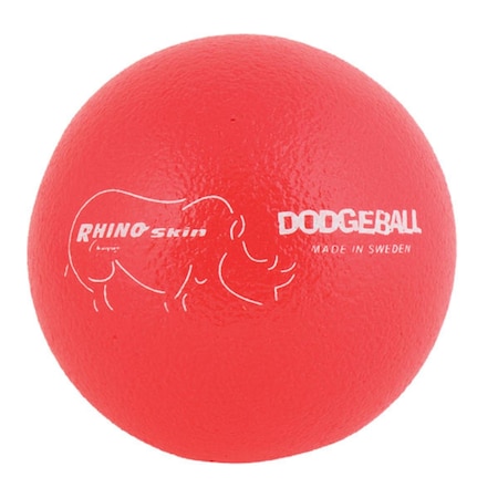 Champion Sports 6.3 in. Rhino Skin Ball, Neon Red RXD6NRD